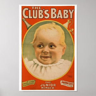 Vintages Werbeplakat Poster