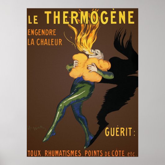 Vintages Werbeplakat Poster (Vorne)