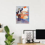 Vintages Werbeplakat Poster (Heimbüro)