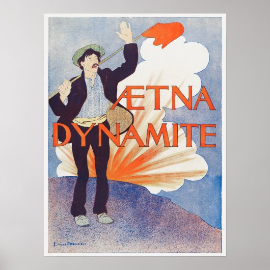 Vintages Werbeplakat Poster (Vorne)
