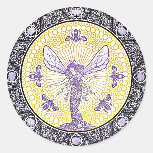 Vintages Werbeplakat von Kramer Runder Aufkleber (Vorderseite)