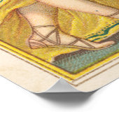 Vintages Werbeposter für Parfüm Poster (Ecke)