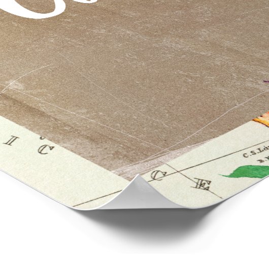 Vintages Wertvolles Frachtschiff Brautparty Poster (Ecke)