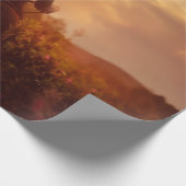 Vintages Western Cowboy-Portrait Geschenkpapier (Ecke)