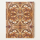 Vintages Western Cowboyledermuster Planer (Rückseite)