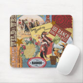 Vintages Westerncollage mousepad (Mit Mouse)