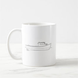 Vintages Westküsten-Fischerboot - Columbia River Kaffeetasse