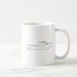 Vintages Westküsten-Fischerboot - Columbia River Kaffeetasse