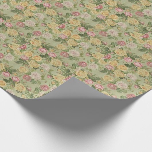 Vintages Wetter in der Luft Geschenkpapier (Ecke)