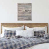 Vintages Wetterparadies - altes Holz Leinwanddruck (Insitu (Schlafzimmer))