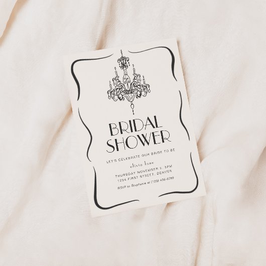 Vintages Whimsisches Brautparty einladen Einladung