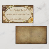 Vintages Whimsy Visitenkarte (Vorne/Hinten)