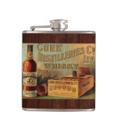 Vintages Whiskey-Etikett Flachmann (Vorderseite)