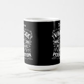 Vintages Whiskey-Etikett Personalisiert Kaffeetasse (Mittel)