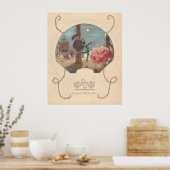 Vintages "White Star Cunard Menu" von 1947 Poster (Küche)