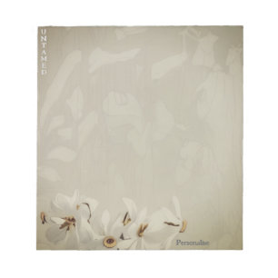 Vintages Whitelot Persönliches Schreibpapier Notizblock