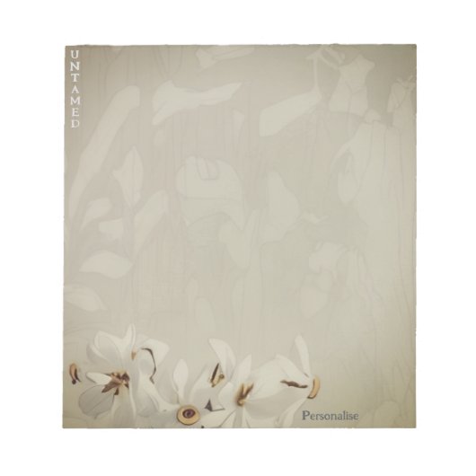 Vintages Whitelot Persönliches Schreibpapier Notizblock (Vorderseite)