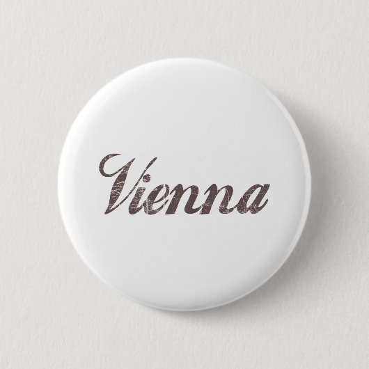 Vintages Wien Button (Vorderseite)