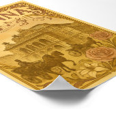 Vintages Wien Jugendstil Poster (Ecke)