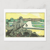 Vintages Wien Schloss Schönbrunn Postkarte (Vorderseite)
