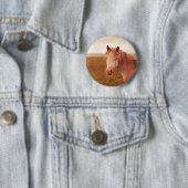 Vintages Wildpferd Button (Beispiel)