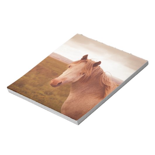 Vintages Wildpferd Notizblock (Rotiert)