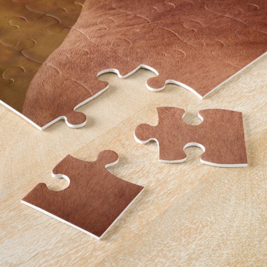 Vintages Wildpferd Puzzle (Seite)