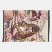 Vintages Wildtier, Baboons von Louis Sargent Geschirrtuch (Horizontal)