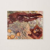 Vintages Wildtier, Orangutans von Louis Sargent Puzzle (Horizontal)
