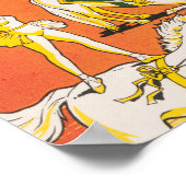 Vintages Wildtierkreislaufposter Poster (Ecke)