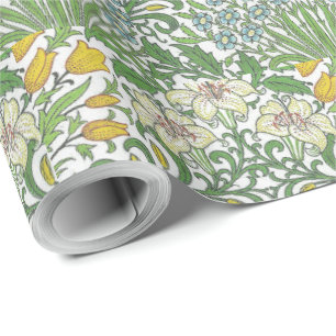 Vintages William Morris Blume Geschenkpapier
