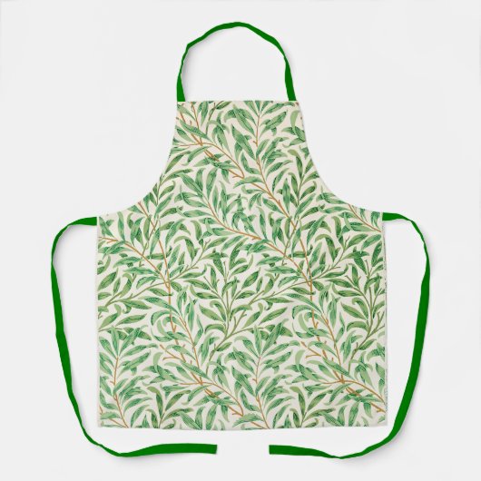 Vintages Willow Bough Ornament Illustration Schürze (Vorderseite)