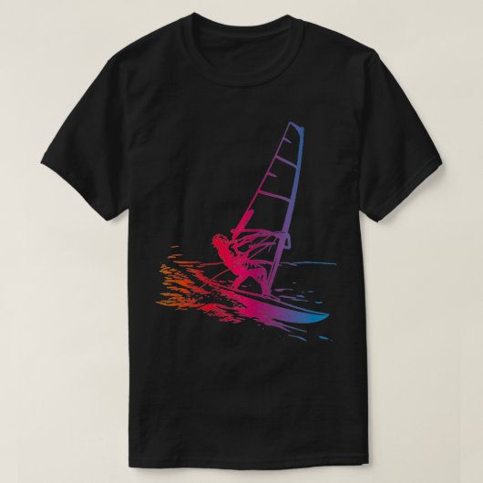 Vintages Windsurfbrett T-Shirt (Design vorne)