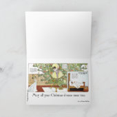 Vintages Winsor McCay Weihnachtskartendesign Feiertagskarte (Innenseite)