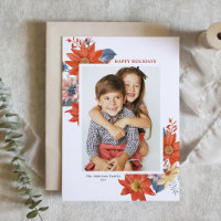 Vintages Winter Botanicals Happy Holidays Foto