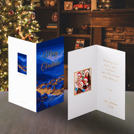 Vintages Winterdorf Custom Christmas Card