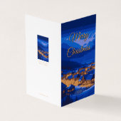 Vintages Winterdorf Custom Christmas Card (Vorderseite)