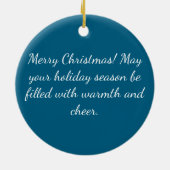 Vintages Winterdorf Weihnachtsschmuck (Hinten)