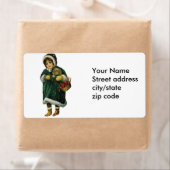 Vintages Wintermädchen (Insitu)