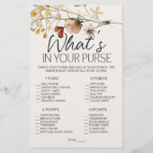 Vintages, winziges Blumenspiel, was in deiner Hand Flyer (Vorne)