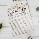 Vintages, winziges Blumenspiel würde die Gärtnerin Flyer<br><div class="desc">Was würde das Brautparty "Groom Say" spielen? Kleine Blüten Vintage Sammlung. Botanische,  zarte und absolut winzige Aquarellfarben-Blume. In unserem Zazzle-Shop finden Sie passende Artikel,  um Ihre Veranstaltungskollektion abzuschließen!</div>