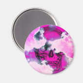 Vintages Wolkenmagnet Magnet (Vorderseite/Rückseite)