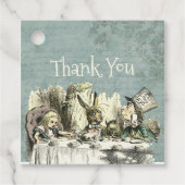 Vintages Wonderland Tee Party Geschenkanhänger (Vorderseite)