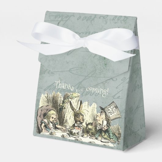 Vintages Wonderland Tee Party Geschenkschachtel (Vorderseite)