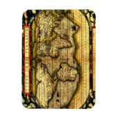 Vintages World Map Magnet (Vertikal)