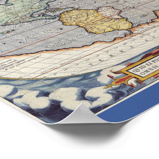 Vintages World Map Poster (Ecke)