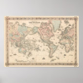 Vintages World Map Poster (Vorne)