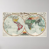 Vintages World Map Poster (Vorne)