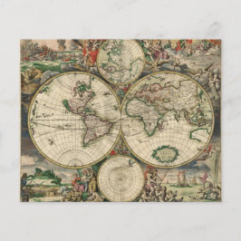 Vintages World Map Scrapbook
