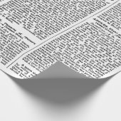 Vintages Wörterbuch Kochbuch Seiten Apple Rezepte Geschenkpapier (Ecke)